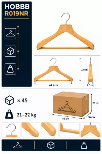 HOBBB Bråby hanger, natural