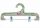 ECO hanger with trouser clip