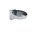 Ring-shaped plastic wall holder with cable locking device Chrome