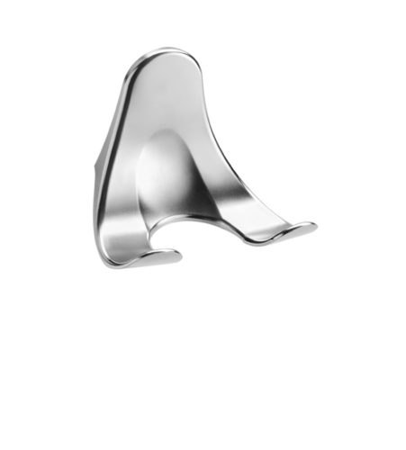 Universal wall holder for hairdryers Chrome