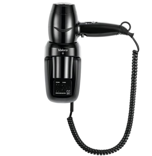 Valera Excel 1600 Shaver Black Wall-mounted hairdryer with shaver socket