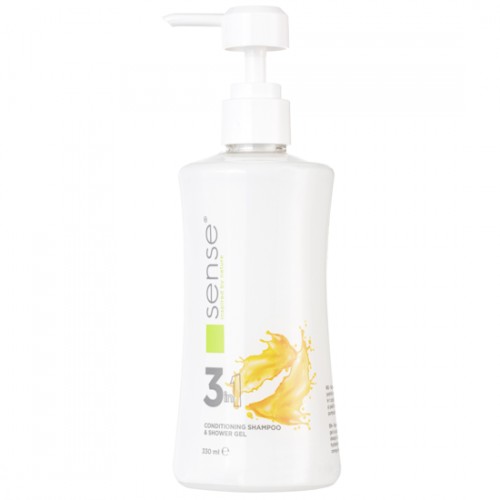 Sense 3 in 1 conditioning shampoo and shower gel 330 ml