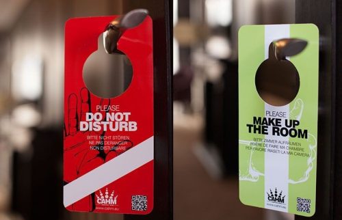Do not disturb sign (modern design)