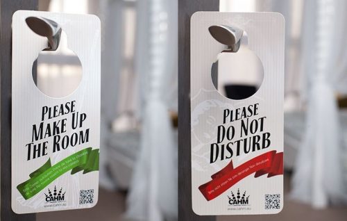 Do not disturb sign (retro design)