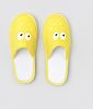 Smiling Velor closed slippers for children, size 24cm