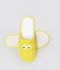 Smiling Velor closed slippers for children, size 24cm