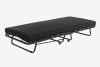 Extra bed black 90x200