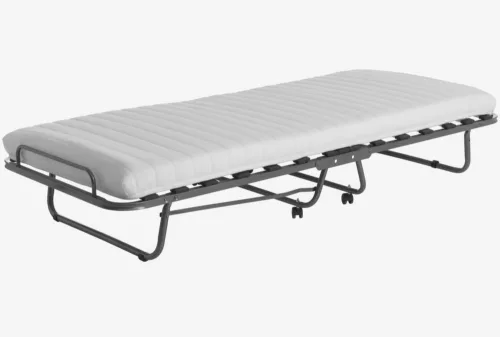 Folding hotel extra bed on castors