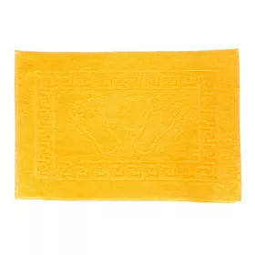 Bath mat Paw Patterned Coloured Sun Yellow 1977