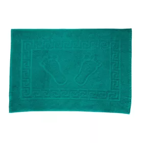 Bath mat Paw Patterned Coloured Petrol 40127