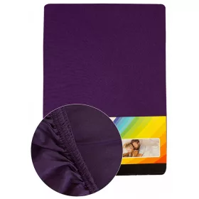   FITTED SHEET DARK PURPLE 120354    90-100x200 (made to order: min.30 pcs)