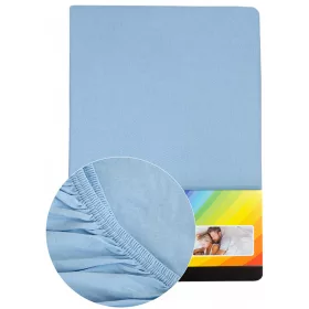FITTED SHEET LIGHT BLUE 91423  140-160x200