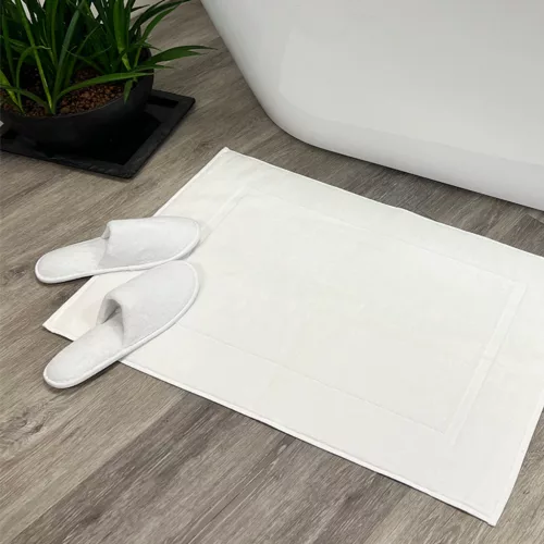 Comfortable bathroom rug White 50x80, 700 g