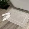Comfortable bathroom rug Silver Grey 50x80, 700 g