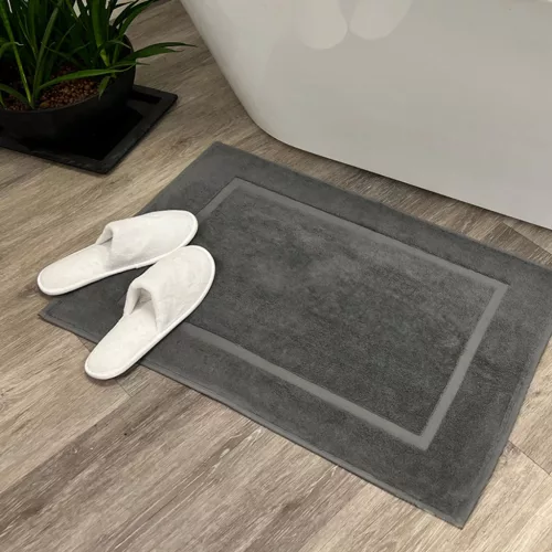 Comfortable bathroom rug Slate Grey 50x80, 700 g