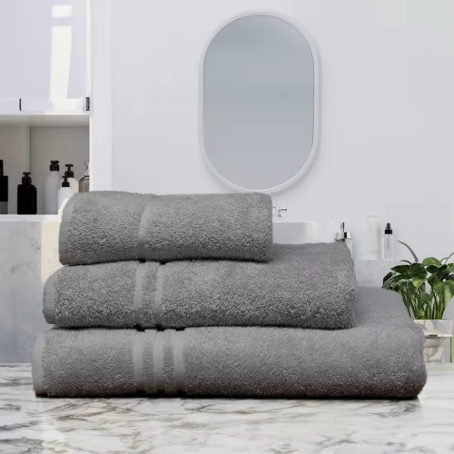 Comfortable towel Silver Grey 100x170cm, 450 g