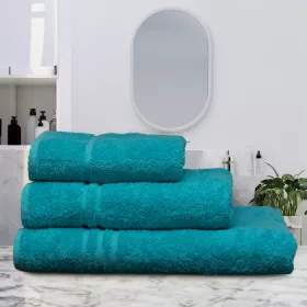 Comfortable towel Turquoise 100x170cm, 450 g