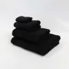 Comfortable towel Black 30x30cm, 450 g