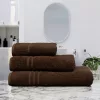 Comfortable towel Brown 50x90 cm, 450 g