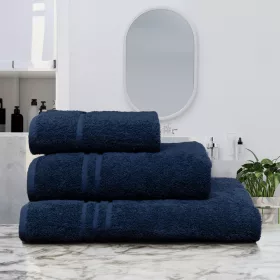 Comfortable towel Navy 50x90cm, 450 g