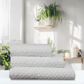 Serenity Spa waffle towel White 100x170cm, 450 g