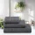 Serenity Spa waffle towel Slate grey 100x170cm, 450 g