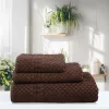 Serenity Spa waffle towel Brown 70x135cm, 450 g