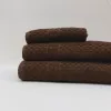 Serenity Spa waffle towel Brown 70x135cm, 450 g