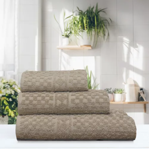 Serenity Spa waffle towel Pebble 50x90cm, 450 g