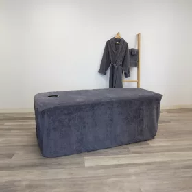 SupremeSoft® treatment towel Slate grey 70x200cm