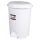 Planet Pedal bin, plastic, LUXURY white, with removable basket, 6L NO2