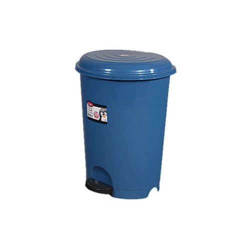 Planet Pedal bin, plastic, ECO blue, with removable basket, 22L NO4