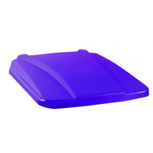 Planet Selective waste collection container, plastic, pedal, blue, 70L lid