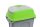 Planet Hippo waste collection bin lid, plastic, green, 70L