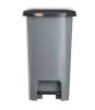 Planet Pedal trash can SLIM, plastic, ECO anthracite, 25L