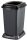 Planet Selective waste collection container, plastic, open lid, black, 50L