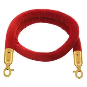 Burgundy velour barrier rope, 150cm (VKBA15)