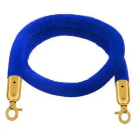Blue velour barrier rope, 150cm (VKKA15)