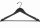 Multi-functional wooden hanger