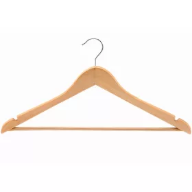Multi-functional wooden hanger