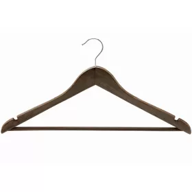 Multi-functional wooden hanger