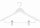 Wooden coat hanger with trouser clips