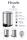 HOBBB Hesselø guest room waste bin, 10 l