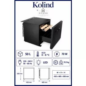 HOBBB Kolind minibar fridge, 50 l