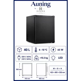 HOBBB Auning minibar fridge, 40 l