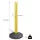 XL retractable belt barrier post, 4.8m, without belt (XLO-yellow)