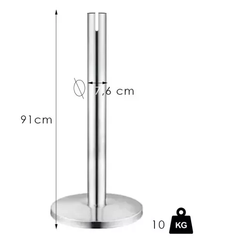 XL retractable belt barrier post, 4.8m, without belt (XLOK)