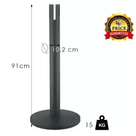 XXL belt barrier post, 10m, without belt (XXLOF)
