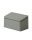 Flat rectangular ash gray