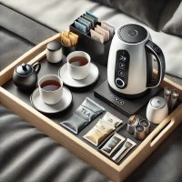 Preparation trays, kettles and sets